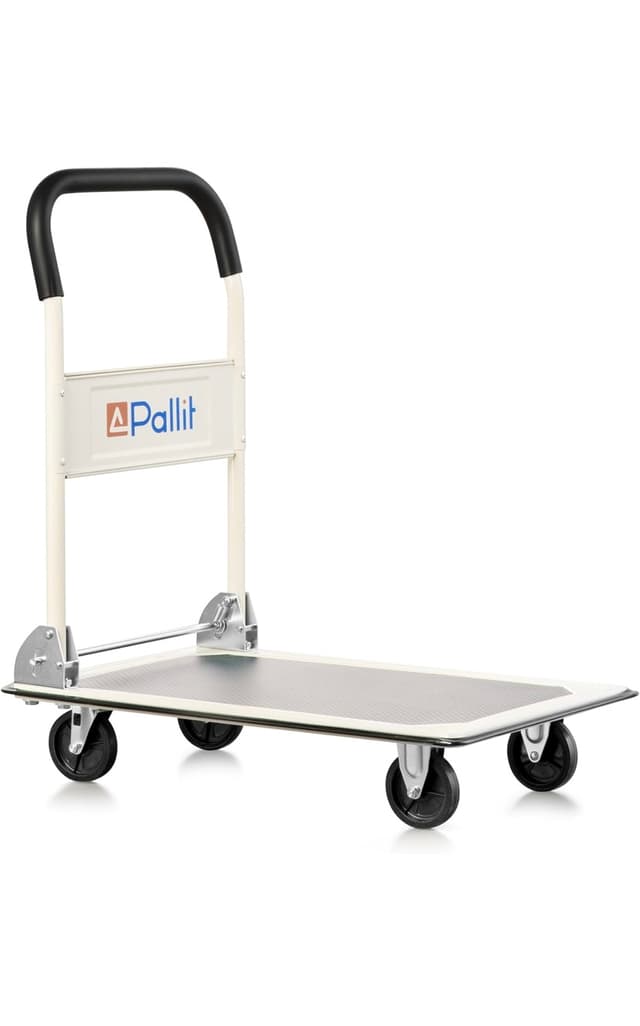 Renting out foldable transportation cart