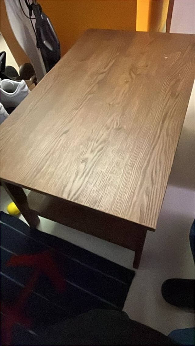 Wooden coffee table