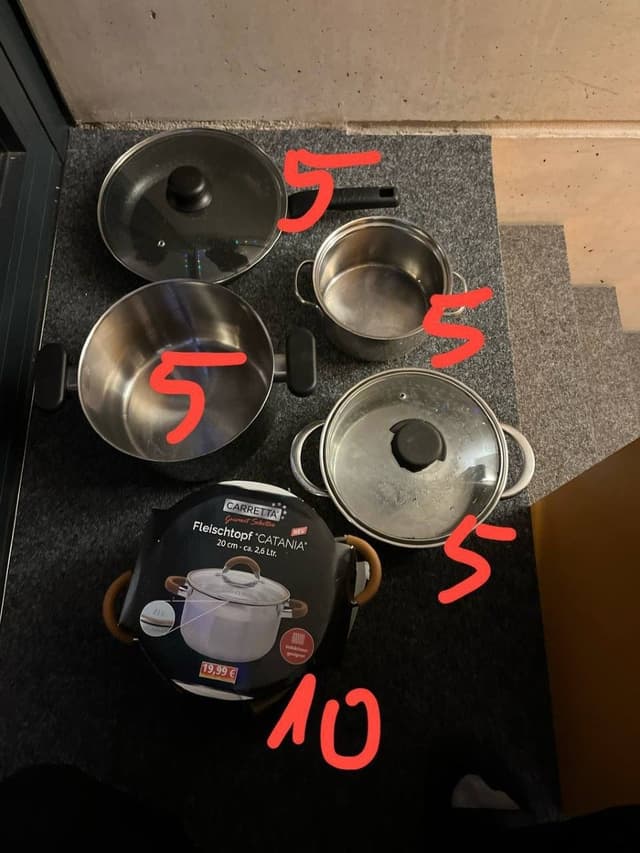 Pots and pans