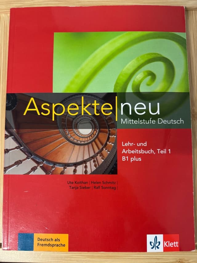 AspekteNeu B1 plus Teil 1 Deutsch lernen