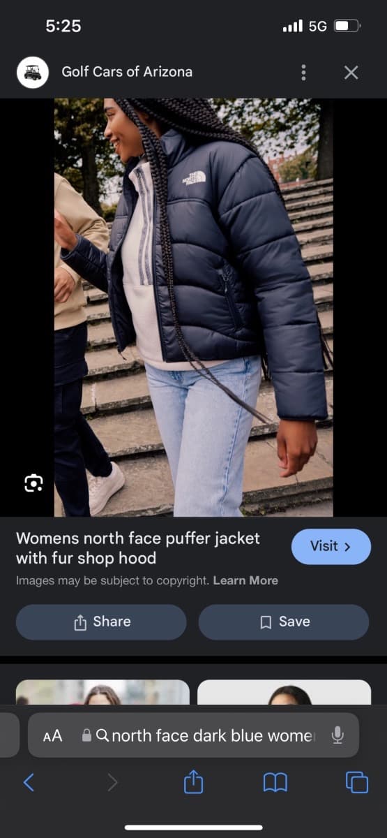 North Face Women’s Jacket Small with hood