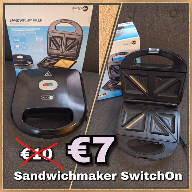 7€ Sandwichmaker SwitchOn