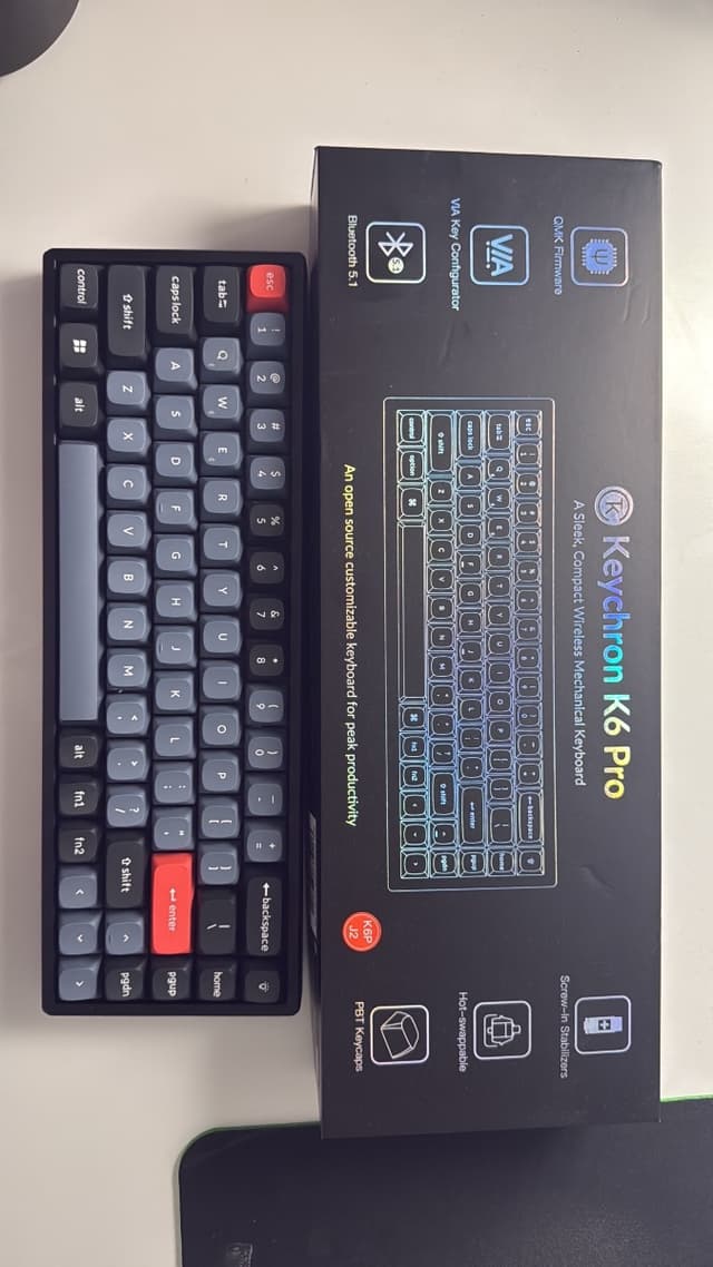 Keychron wireless keyboard